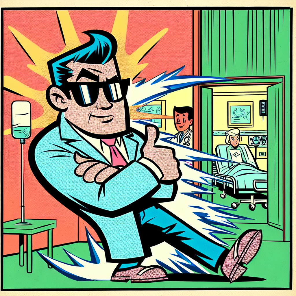 Cartoon illustration for today's joke